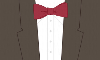 Man tuxedo red bow tie - david dougal williams free wallpaper