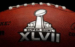 Football super bowl logo black - digital free wallpaper for desktop
