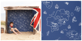 Child hut beach british flag - a british flag free wallpaper