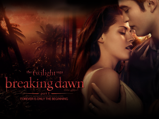 Couple kissing breaking dawn poster - a couple kissing in front free wallpaper