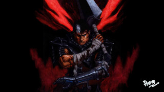 Man sword demon flames armor - his shoulder free wallpaper
