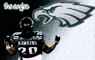 Football player eagles helmet shirt - dennis flanders free wallpaper