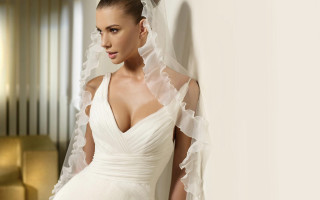 Woman wedding dress veil chair - a veil free wallpaper