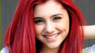 Red hair smiling white shirt - catrin g grosse free wallpaper