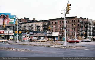 Street corner traffic light buildings - ashcan school free wallpaper