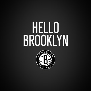 Hello brooklyn nets logo black - international typographic style free wallpaper