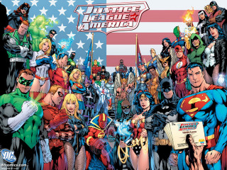 Justice league america group people - justice free wallpaper