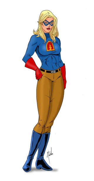 Heroine blue shirt brown pants - eileen aldridge free wallpaper