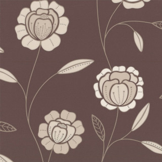 Brown white flower pattern wallpaper - a wallpaper background free wallpaper