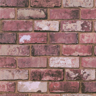 Brick wall red white paint - paint free wallpaper