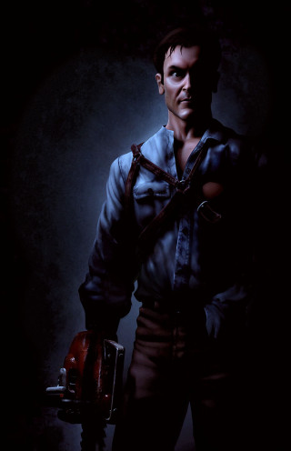Man shirt tie chainsaw dark - dark free wallpaper