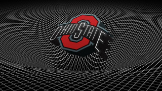 Black red logo ohio grid 4 - op art free wallpaper
