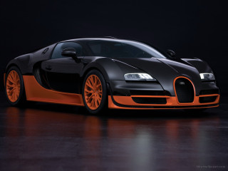 Black orange bugatti dark room - behance hd free wallpaper