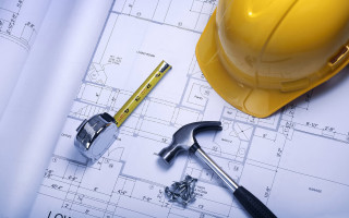 Construction gear blueprint digital rendering - constructivism free wallpaper
