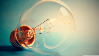 Light bulb wire table blue 2 - inside free wallpaper
