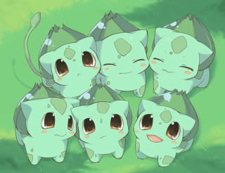 Green pokemon group big eyes - david young cameron free wallpaper