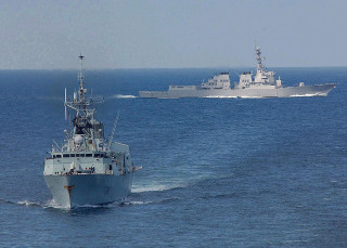 Two ships ocean near water - the other free wallpaper