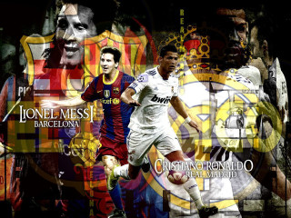 Soccer players collage uniforms background - photo real free wallpaper