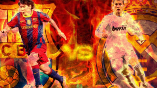 Soccer players running fire background - photo real free wallpaper