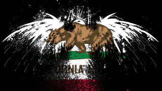 Grungy bear wings flag italy - grungy free wallpaper