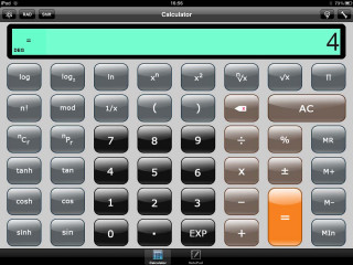 Calculator green screen yellow button - cafer bater free wallpaper