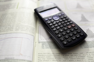 Calculator book table graphpaper academic - top of a book free wallpaper