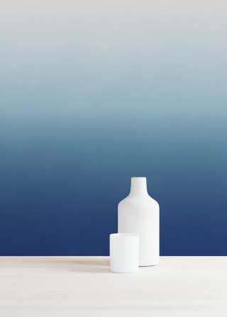 White vase white cup table - a minimalist painting free wallpaper