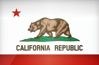 California flag bear star backside - beeple free wallpaper