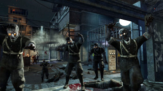 Zombies city man ground background - a city free wallpaper