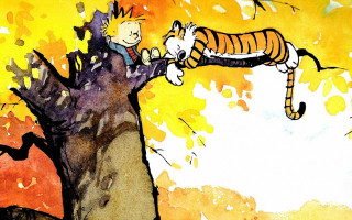Boy tree tiger back dog - a drawing of a boy free wallpaper
