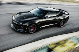 Black sports car speed limit - digital free wallpaper for desktop