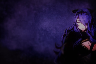 Demon woman purple hair tiara - ayo free wallpaper