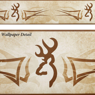 Deer head deer head wallpaper - folk art free wallpaper