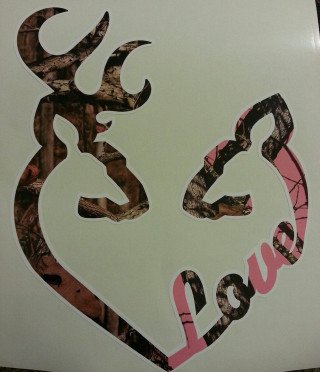 Deer love heart image photo - lyco art free wallpaper