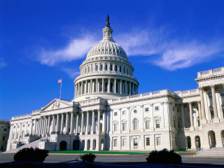 Large white building flag roof - a large white building free wallpaper