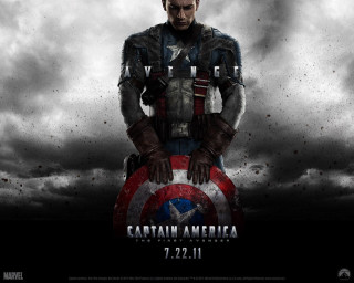 Man captain america costume cloudy - a cloudy sky free wallpaper