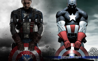 Superheroes cloudy sky black background - a white star free wallpaper