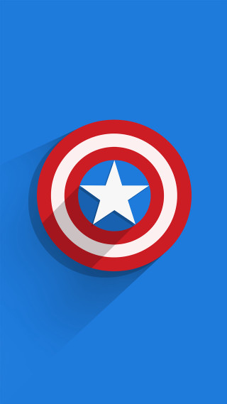 Captain america shield star shadow - a long shadow free wallpaper