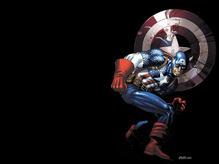 Captain america running shield sword - a shield free wallpaper