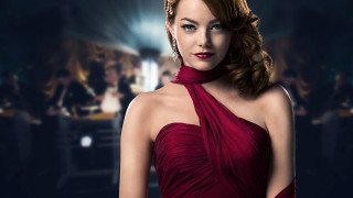 Woman red dress party crowd - a crowd in the background free wallpaper