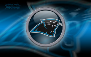 Panther logo blue black silver - silver free wallpaper