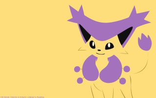 Cartoon cat purple tail yellow - a purple tail free wallpaper