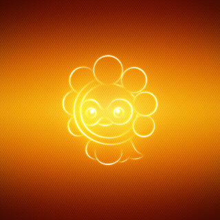 Yellow red smiling face circle - smiling free wallpaper