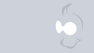 White cat gray background head - international typographic style free wallpaper for desktop