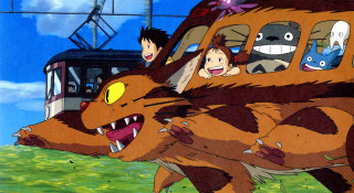 Cartoon people train dog helicopter - the front of it free wallpaper