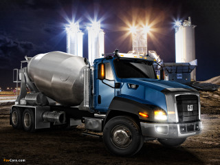 Blue truck cement plant night - the top of it free wallpaper