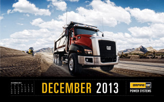 Red black truck dirt road - eric dinyer free wallpaper