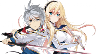 Anime characters long blonde hair - two anime character free wallpaper