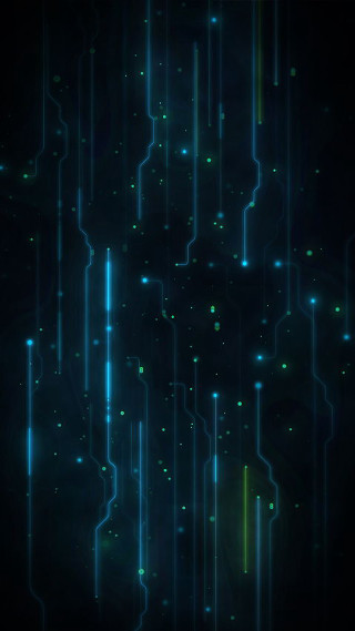 Dark background neon lights lines - neon free wallpaper