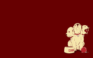 Dog sitting bowl food name - a name tag free wallpaper